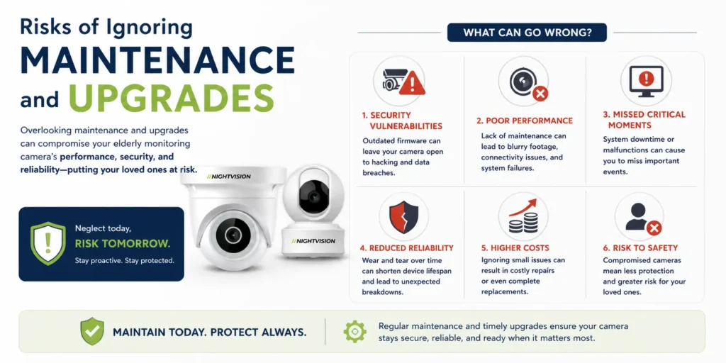 Risk of ignoring maintenance and upgrades - Nightvision CCTV