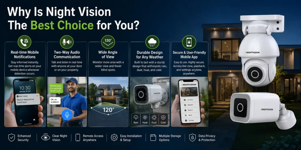why is night vision Best choice for you - Nightvision CCTV